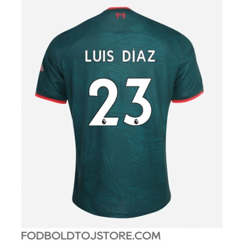 Liverpool Luis Diaz #23 Tredjetrøje 2022-23 Kortærmet